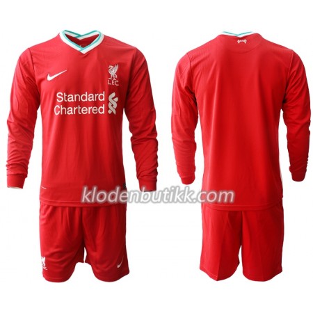 Liverpool Barn Hjemmedraktsett 2020-2021 Langermet (+ Korte bukser)